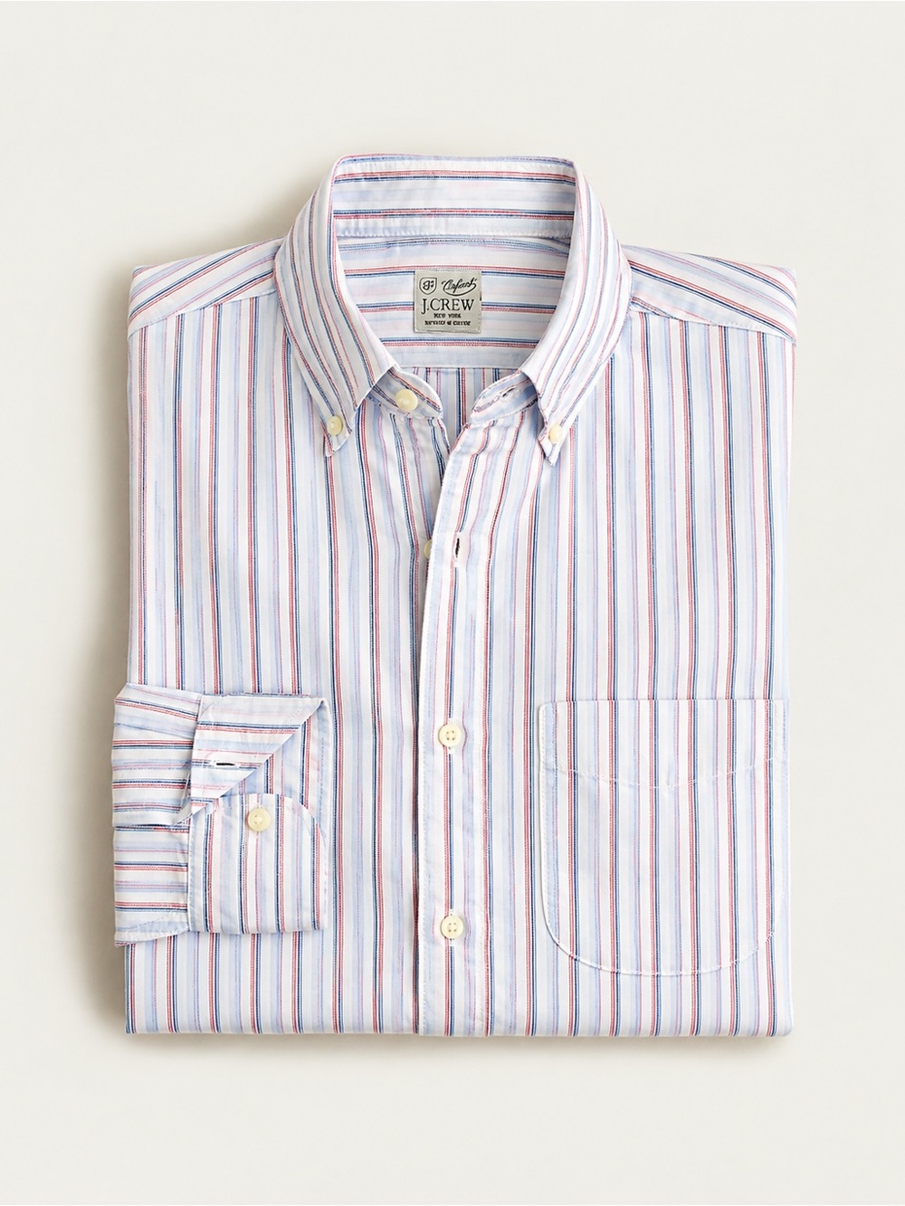J. Crew Men’s Relaxed Broken-in Organic Cotton Oxford Shirt Size Large